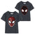 Kurzarm-T-Shirt für Kinder Spider-Man Dunkelgrau