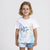 Kurzarm-T-Shirt für Kinder Frozen Weiß