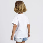 Kurzarm-T-Shirt für Kinder Frozen Weiß