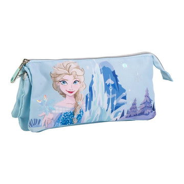Schulmäppchen Frozen Hellblau 12 x 3 x 22,5 cm