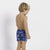Jungen-Badeshorts Stitch Dunkelblau
