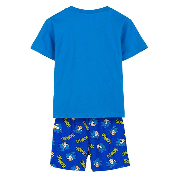 Schlafanzug Für Kinder Sonic Blau