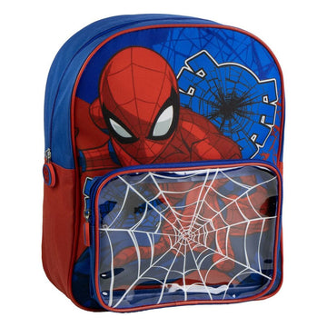 Schulrucksack Spider-Man Dunkelblau 25 x 31 x 14 cm