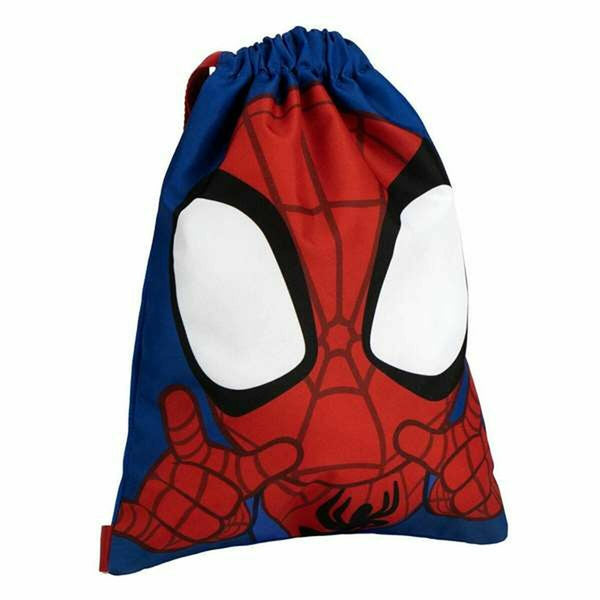 Rucksacktasche mit Bändern Spidey Dunkelblau 27 x 33 cm