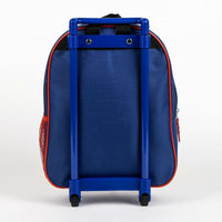 Schulrucksack mit Rädern Spider-Man Blau 3D