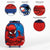 Schulrucksack mit Rädern Spider-Man Blau 3D