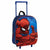 Schulrucksack mit Rädern Spider-Man Blau 3D