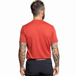 Herren Kurzarm-T-Shirt Trangoworld Ovre Rot
