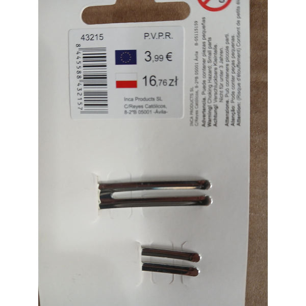 Haarspangen Inca 2 Stück Krone Schleife