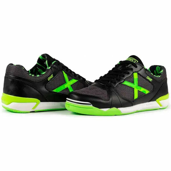 Hallenfußballschuhe für Erwachsene Munich One 72 Schwarz