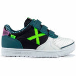 Hallenfußballschuhe für Erwachsene Munich G-3 Kid Vco 434 türkis