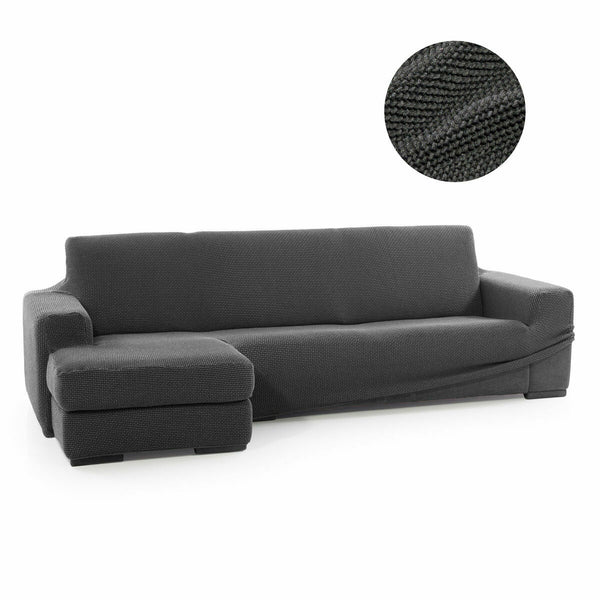 Bezug für Chaiselongue mit kurzem Arm links Sofaskins Dunkelgrau (Restauriert A)
