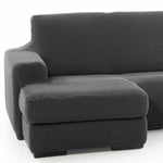 Bezug für Chaiselongue mit kurzem Arm links Sofaskins Dunkelgrau (Restauriert A)