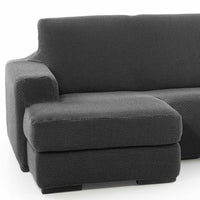 Bezug für Chaiselongue mit kurzem Arm links Sofaskins Dunkelgrau (Restauriert A)
