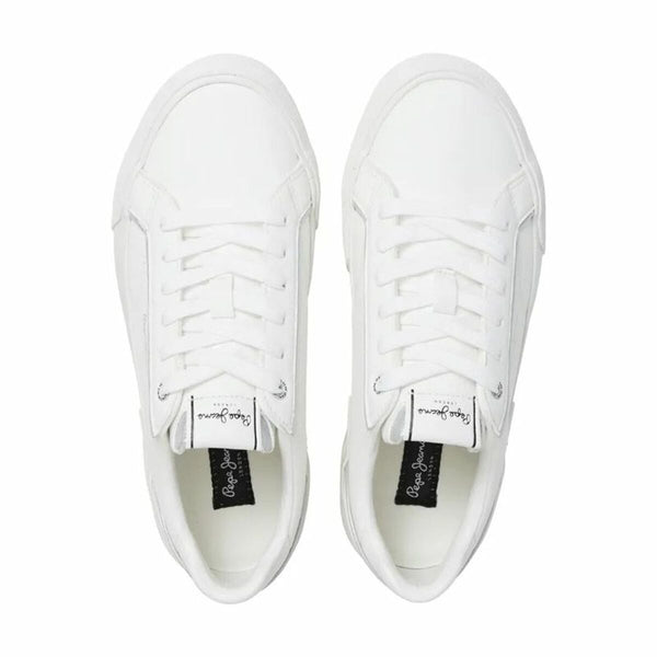 Casual Damenturnschuh Pepe Jeans Allen Twin Weiß