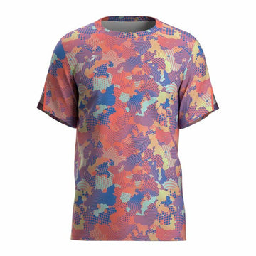 Herren Kurzarm-T-Shirt Joma Sport R-City Karmesinrot