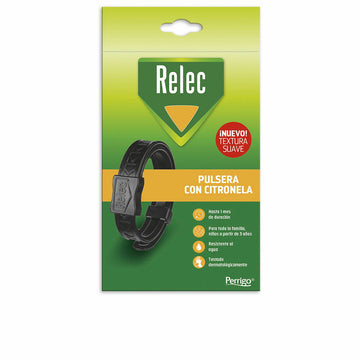 Citronella Mückenschutzarmband Relec Relec Pulsera Schwarz Erwachsene