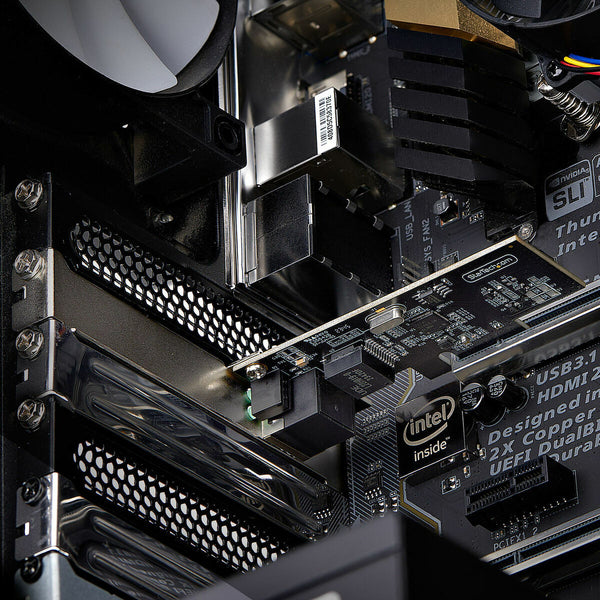 USB-Kabel Startech PR12GI-NETWORK-CARD Schwarz