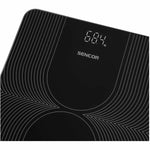 Digitale Personenwaage Sencor SBS 2476BK Schwarz Gehärtetes Glas 180 kg