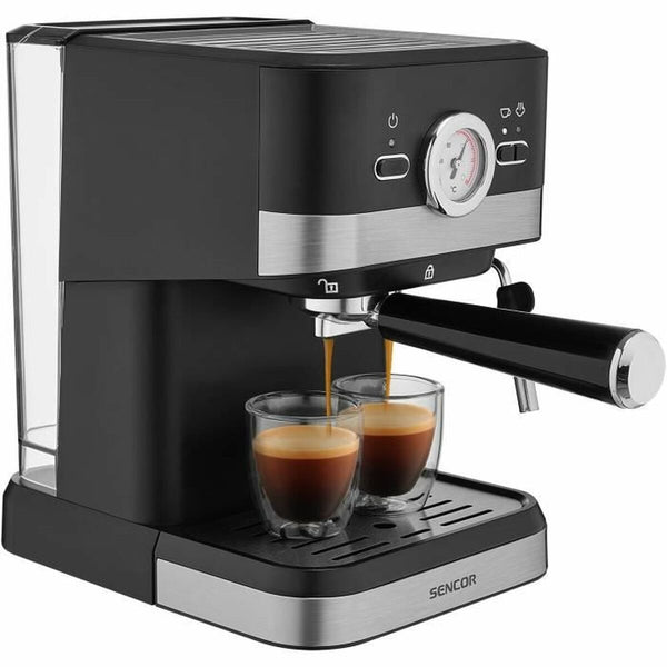 Superautomatische Kaffeemaschine Sencor SES 1721BK Schwarz Grau 1050 W