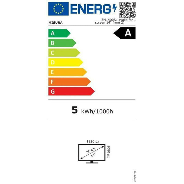 Monitor Misura DUAL 3M1400S1 Full HD 14" 60 Hz