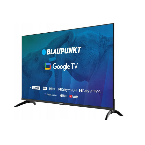 Smart TV Blaupunkt 4K Ultra HD 65" HDR WLAN Direct-LED LCD Schwarz Dolby Atmos Google TV