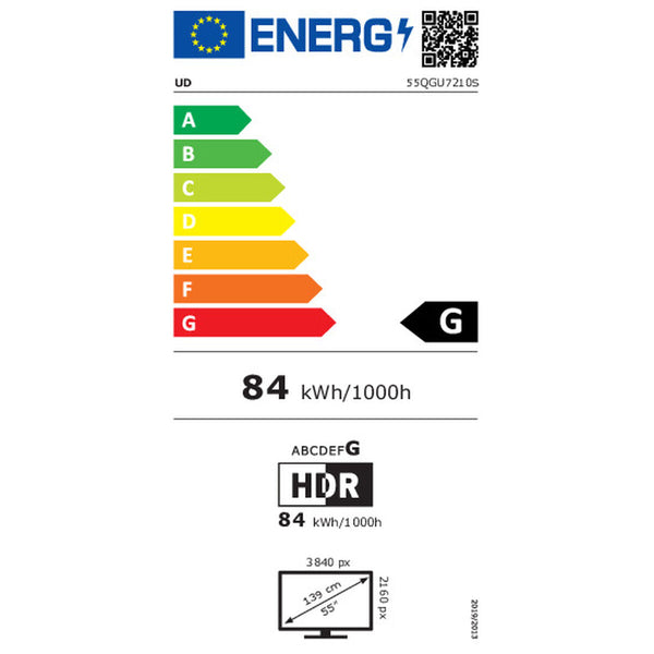 Smart TV UD 55QGU7210S  4K Ultra HD 55" HDR QLED