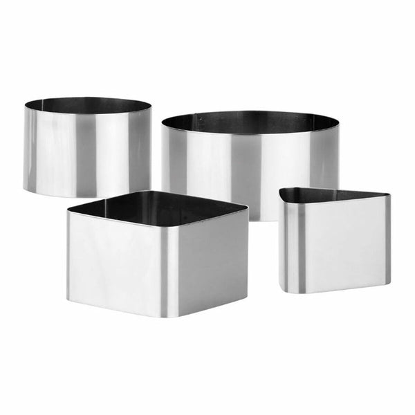 Anrichte-Form Tescoma Grandchef Grau Metall Edelstahl 4 Stück