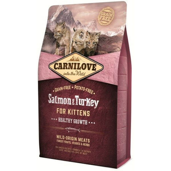 Katzenfutter Carnilove Lachsfarben Truthahn 6 Kg