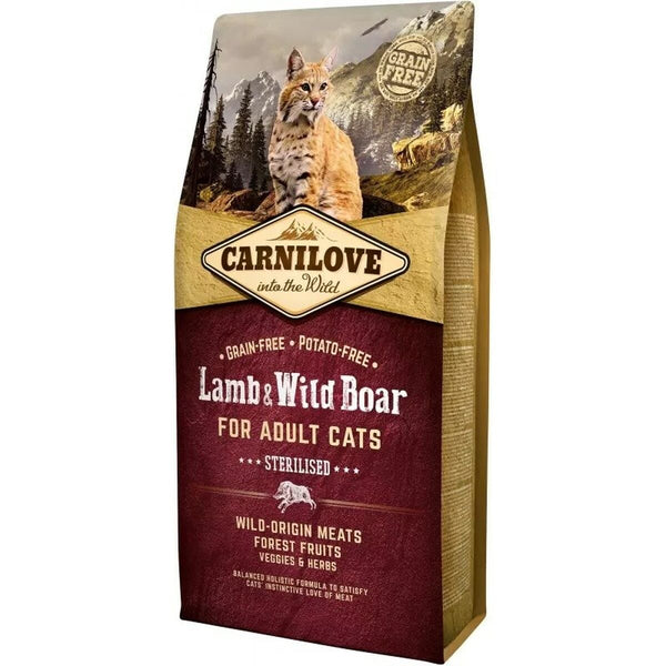 Futter Carnilove Lamb & Wild Boar Sterilised Wildschwein 6 Kg