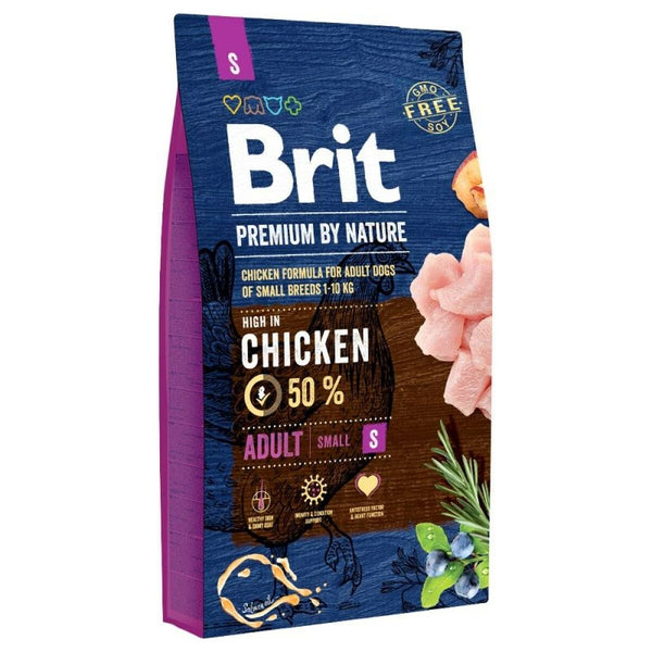 Futter Brit Premium By Nature Adult Erwachsener Apfel Huhn Mais 8 kg