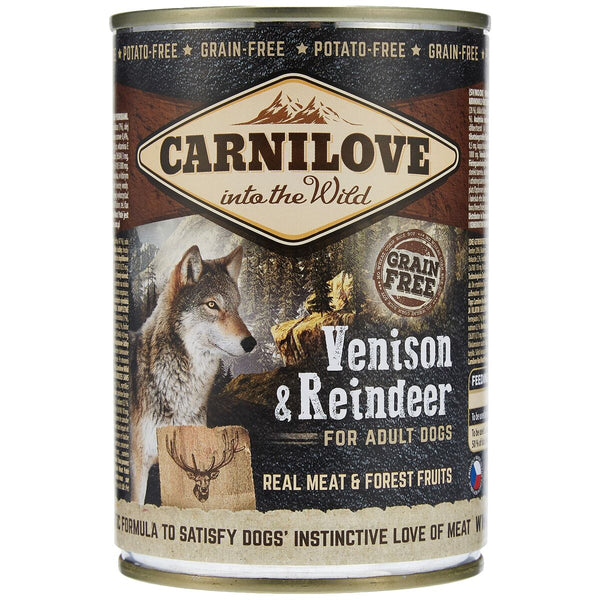 Nassfutter Carnilove Wild Wet Venison & Reindeer Hirsch Rentier 400 g