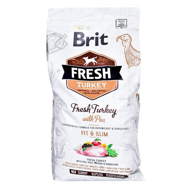 Hundefutter Brit Fresh Erwachsener Truthahn Erbsen 12 kg