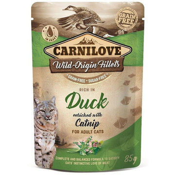 Katzenfutter Carnilove Cat Pouch Huhn Ente 85 g