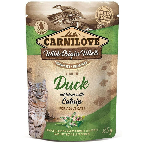 Katzenfutter Carnilove Cat Pouch Huhn Ente 85 g