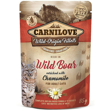 Katzenfutter Carnilove Cat Pouch Wildschwein 85 g
