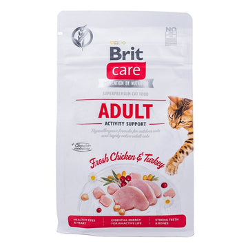 Katzenfutter Brit Care Grain Free Activity Support Adult Erwachsener Huhn Truthahn 400 g