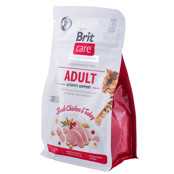 Katzenfutter Brit Care Grain Free Activity Support Adult Erwachsener Huhn Truthahn 400 g