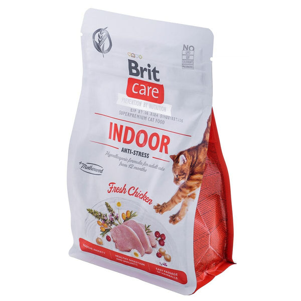 Katzenfutter Brit Care Grain-Free Adult Indoor Anti-Stress Erwachsener Huhn 400 g