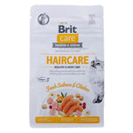 Katzenfutter Brit Care Grain Free Haircare Healthy & Shiny Coat Erwachsener Huhn Lachsfarben 400 g