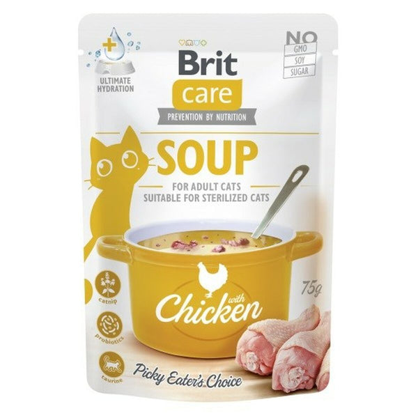 Snack für Katze Brit Care Soup Huhn