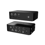 Hub USB i-Tec TB5QUATTRODOCKPD Schwarz