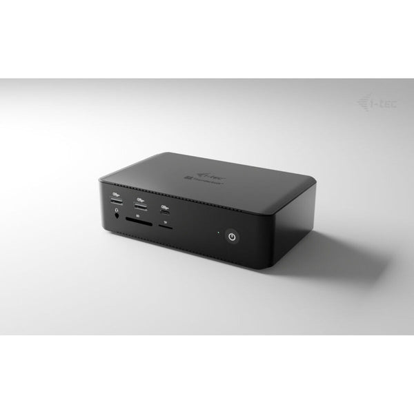 Hub USB i-Tec TB5QUATTRODOCKPD Schwarz