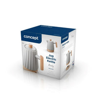 Wasserkocher Concept RK0091 Hellgrau Keramik 1500 W 1,5 L