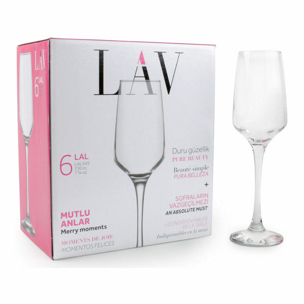 Champagnerglas LAV Lal 6 Stücke (6 Stück)