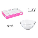 Schalenset LAV Derin Kristall (6 uds)