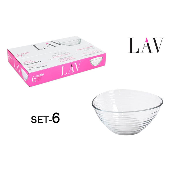 Schalenset LAV Derin Kristall (6 uds)