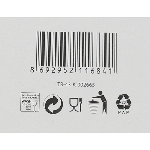 Schalenset 300 cc (6 pcs) Firkanter