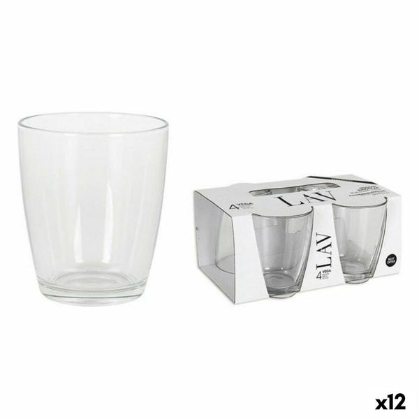 Gläserset LAV 65357 340 ml 4 Stücke (4 Stück) (12 Stück)