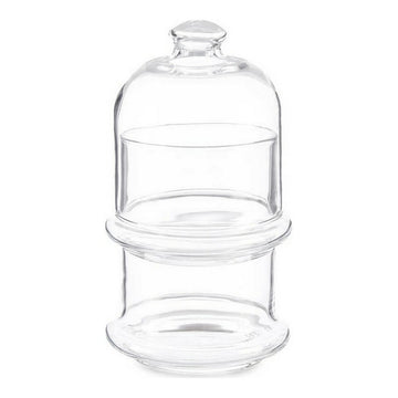 Keksdose Pasabahce Villa Patisserie Durchsichtig Glas 2 x 230 ml 9 x 16,5 x 9 cm Pralinen